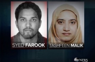 Syed Farook and Tashfeen Malik, via ABC screengrab