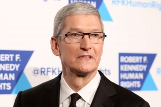 apple ceo tim cook, via shutterstock