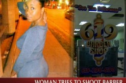 woman who tried to shoot barber, via NBC screengrab