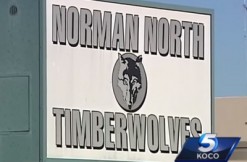 norman north high school, screengrab via KOCO