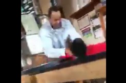 teacher attacks student at milwaukee high school, screengrab via YouTube