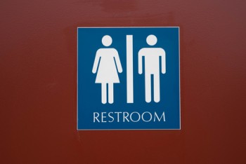 bathroom symbol via shutterstock
