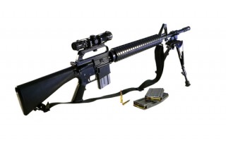 Image of AR-15 rifle via Shutterstock