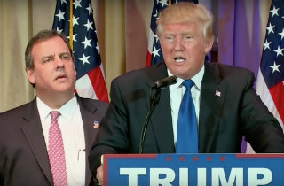 Donald Trump and Chris Christie (CNN YouTube)