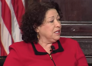 Image of Sonia Sotomayor via screengrab from Georgetown University