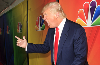 Donald Trump at an NBC event for The Apprentice (Shutterstock)