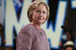 Hillary Clinton via Krista Kennell and Shutterstock