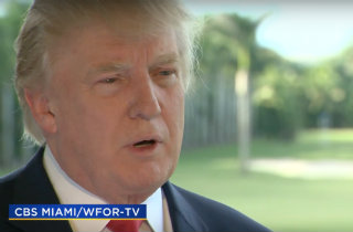 Donald Trump (CBS Miami YouTube screen grab)