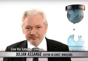 Julian Assange via screengrab 