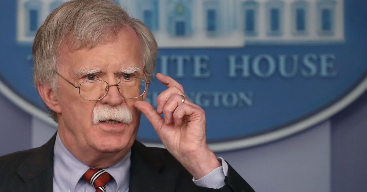 National Security Advisor John Bolton