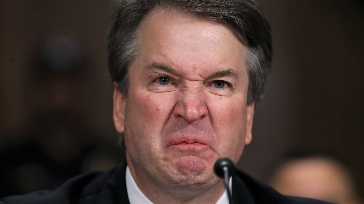 WASHINGTON, DC - SEPTEMBER 27: Judge Brett Kavanaugh testifies to the Senate Judiciary Committee during his Supreme Court confirmation hearing in the Dirksen Senate Office Building on Capitol Hill September 27, 2018 in Washington, DC. Kavanaugh was called back to testify about claims by Christine Blasey Ford, who has accused him of sexually assaulting her during a party in 1982 when they were high school students in suburban Maryland.