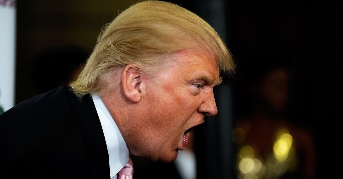 LAS VEGAS, NV - DECEMBER 19: Donald Trump arrives at the 2012 Miss Universe Pageant at Planet Hollywood Resort & Casino on December 19, 2012 in Las Vegas, Nevada.