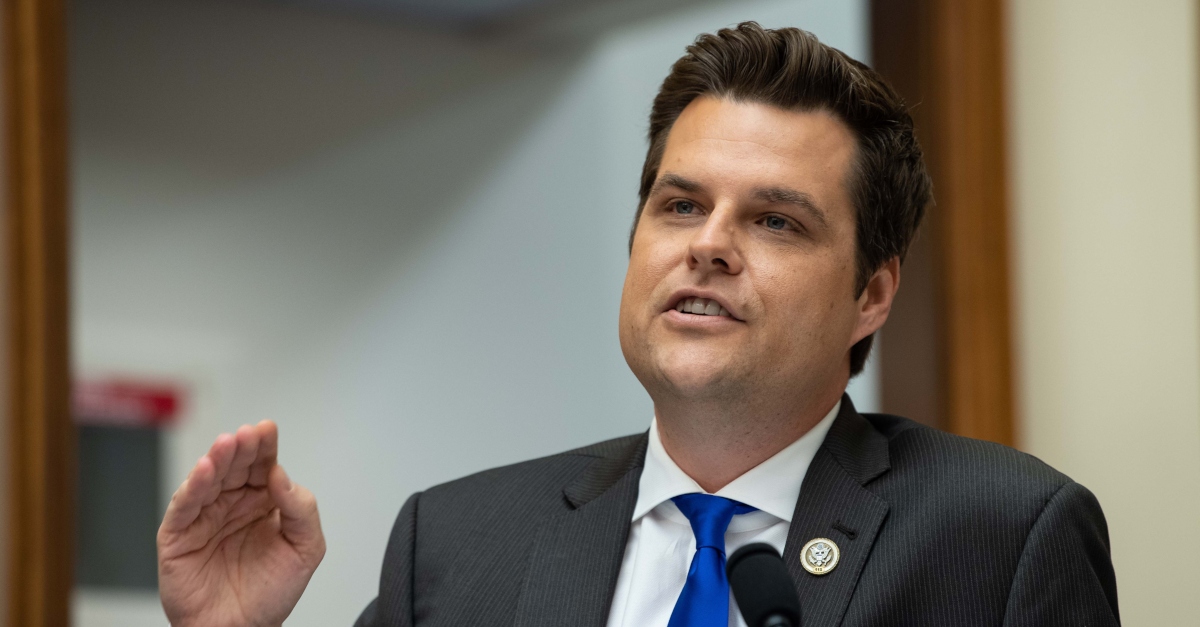 Matt Gaetz Files FEC Complaint Against Twitter, Claims ‘Dubious’ Fact Check of Trump’s Tweets Was an ‘In-Kind Contribution’ to Democrats