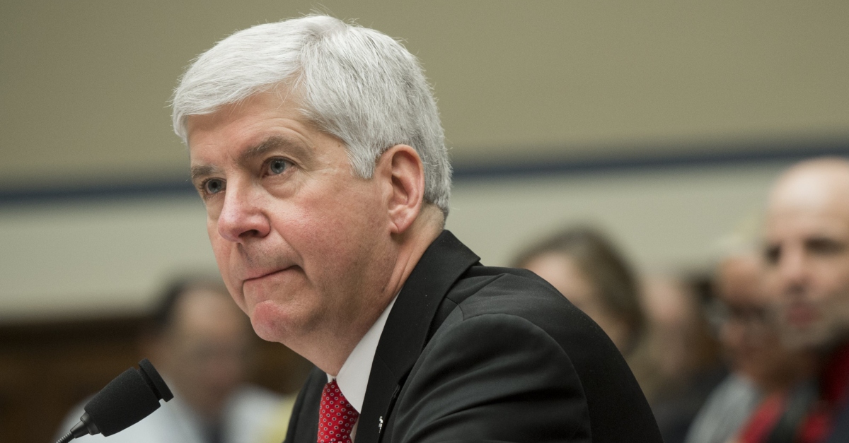 Rick Snyder via SAUL LOEB_AFP_Getty Images