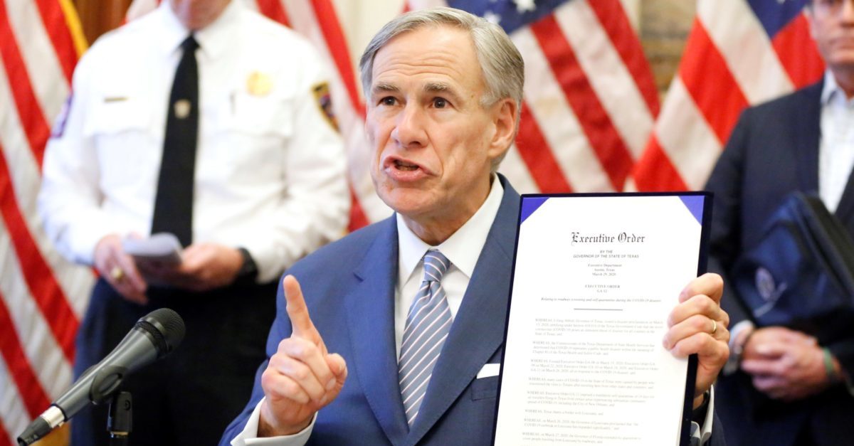 Texas Gov. Greg Abbott COVID-19 Executive Order