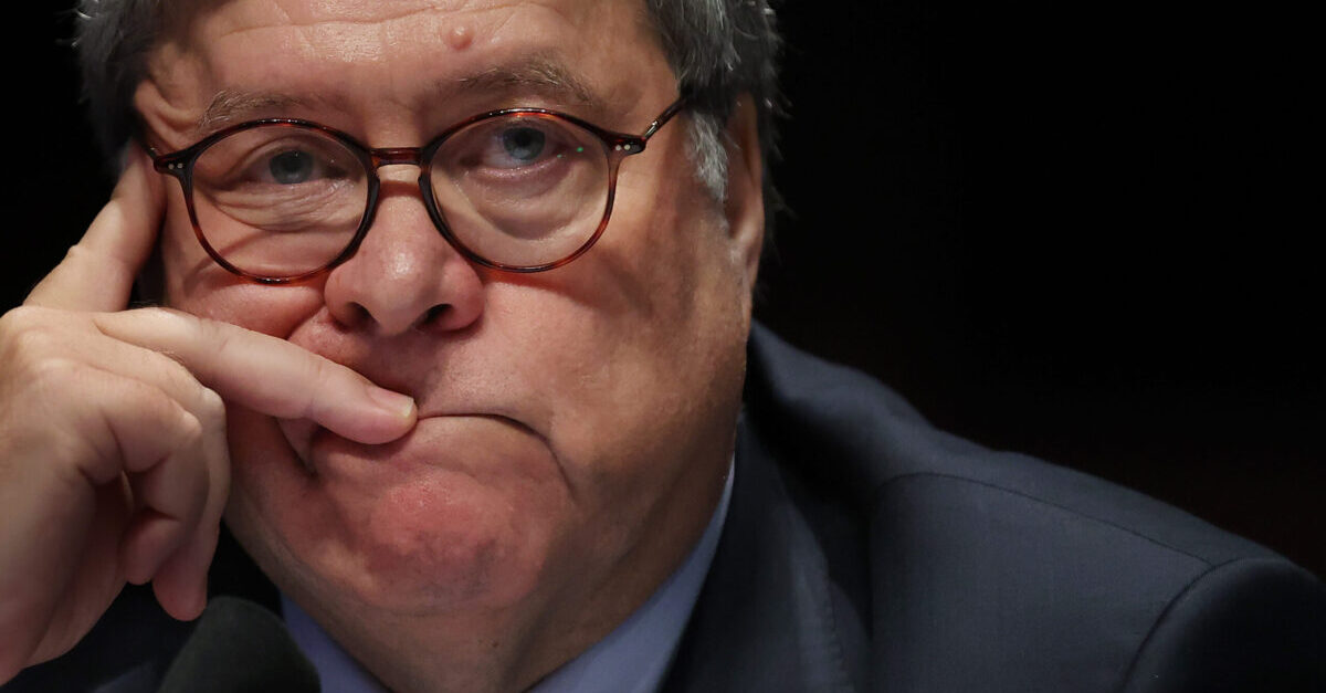 WASHINGTON, DC - JULY 28: U.S. Attorney General William Barr testifies before the House Judiciary Committee in the Congressional Auditorium at the U.S. Capitol Visitors Center July 28, 2020 in Washington, DC. In his first congressional testimony in more than a year, Barr faced questions from the committee about his deployment of federal law enforcement agents to Portland, Oregon, and other cities in response to Black Lives Matter protests; his role in using federal agents to violently clear protesters from Lafayette Square near the White House last month before a photo opportunity for President Donald Trump in front of a church; his intervention in court cases involving Trump's allies Roger Stone and Michael Flynn; and other issues.