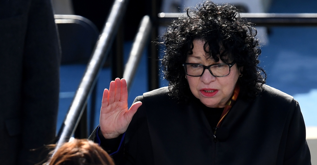 Sonia Sotomayor. (Image via Olivier Douliery/AFP via Getty Images.)