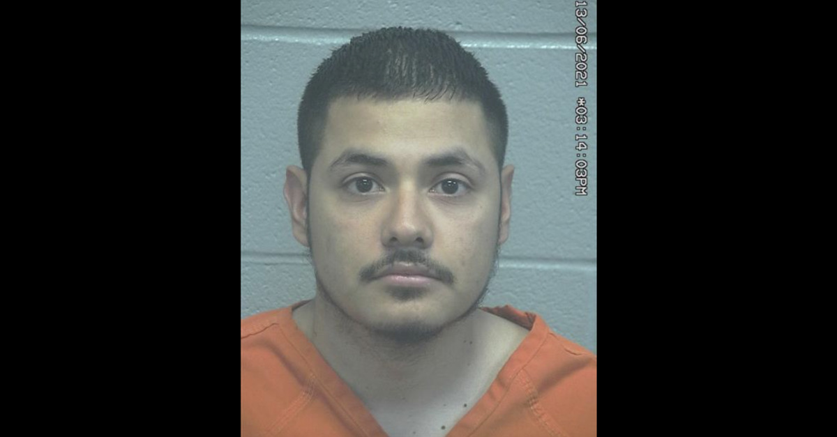 Christopher Gonzales appears in a mugshot after being arrested for murder