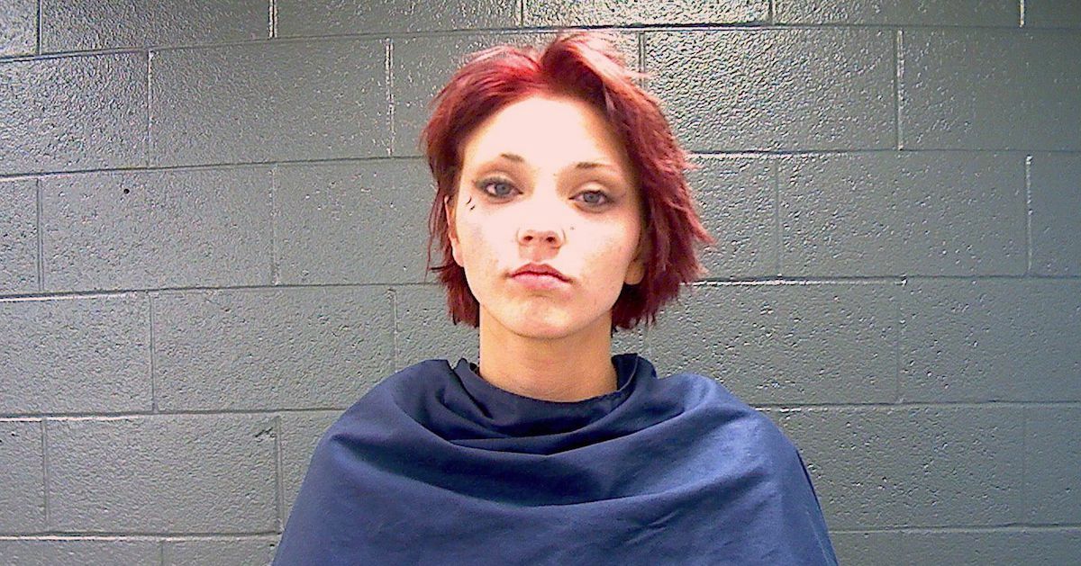 Riley Weiss appears in a mugshot.