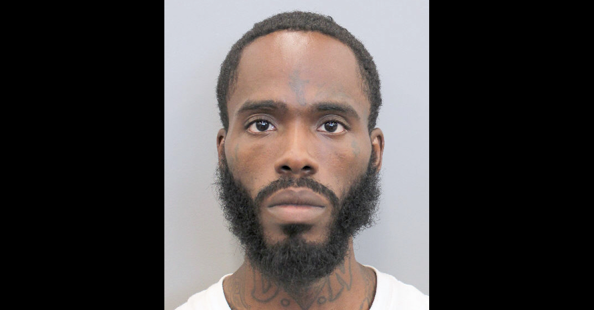 A Houston Police Department mugshot of the defendant.