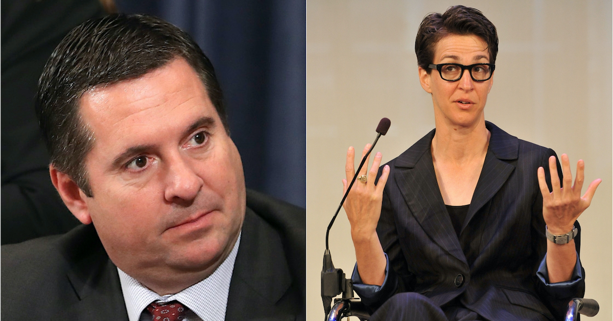 Devin Nunes and Rachel Maddow