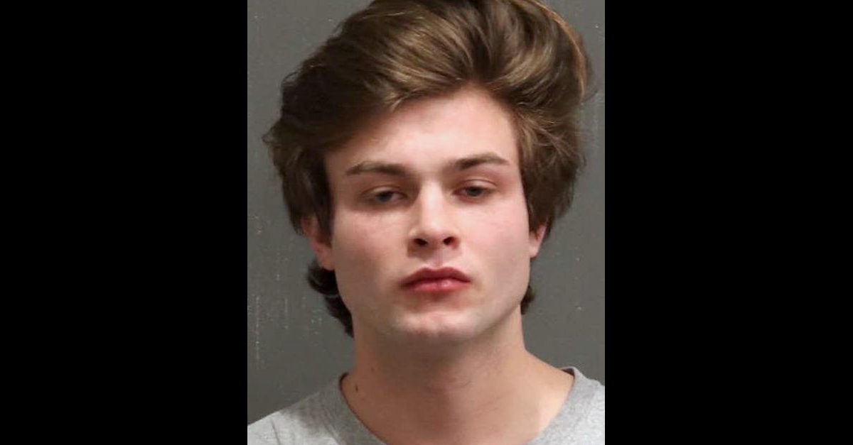 Ethan Harris appears in a Metro Nashville Police Department mugshot.