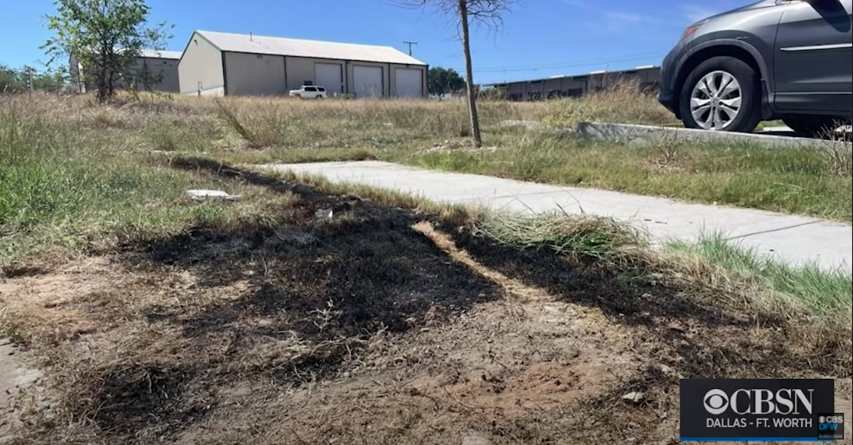 Fort Worth area where dumpster fire revealed three bodies