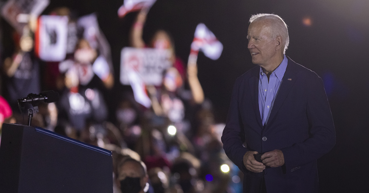 President Joe Biden campaigns