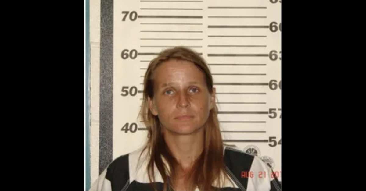 Rebecca Ruud appears in a mugshot