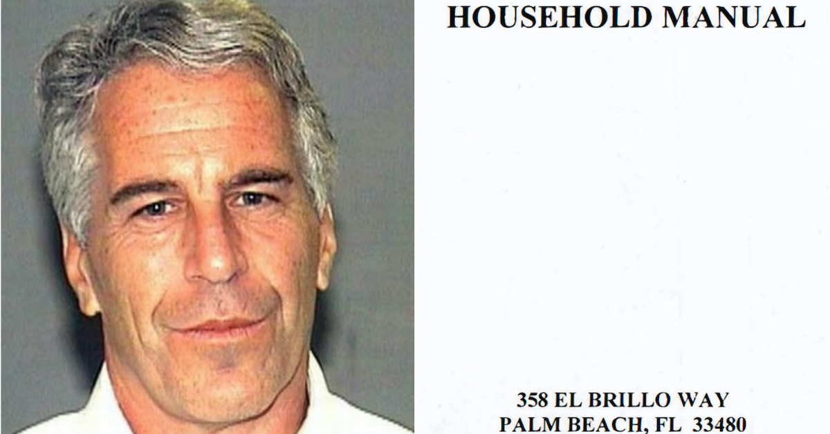 Jeffrey Epstein's Household Manual