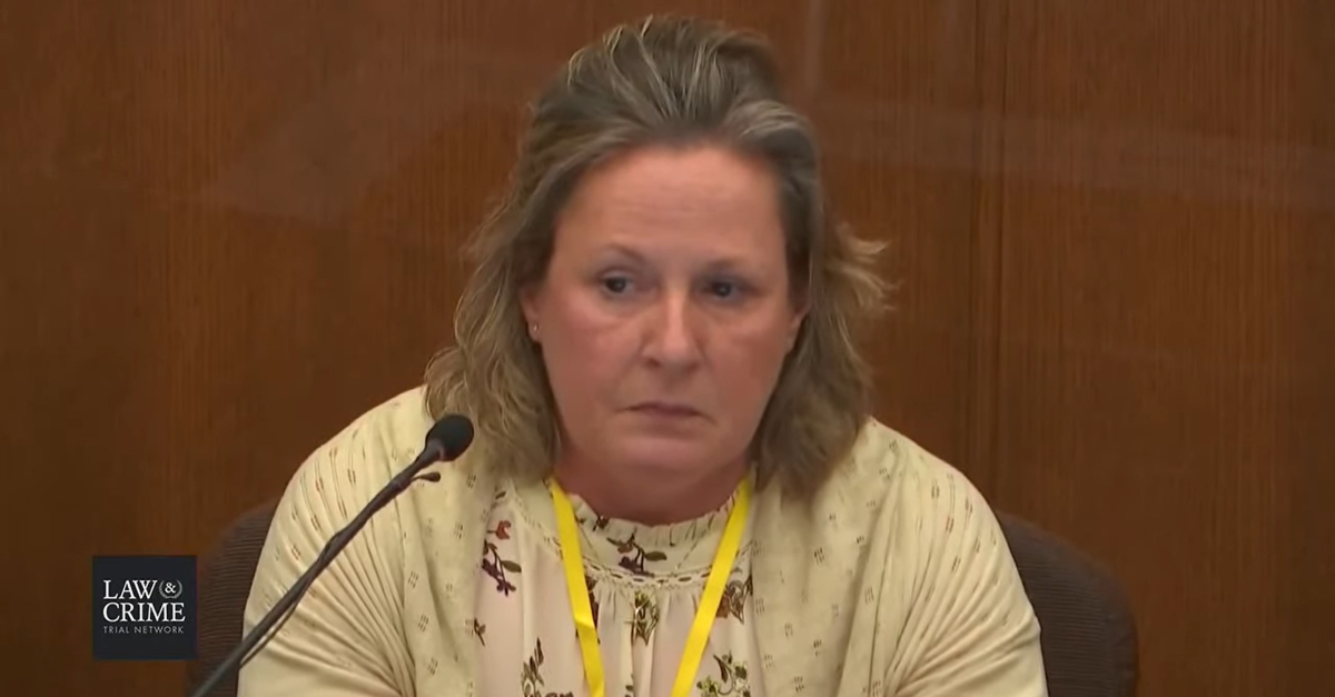 Kimberly Ann Potter during testimony on Dec. 17, 2021.