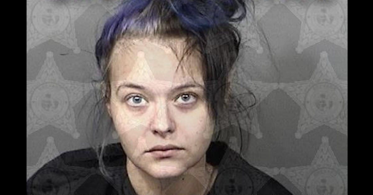 Kristen Willoughy appears in a mugshot