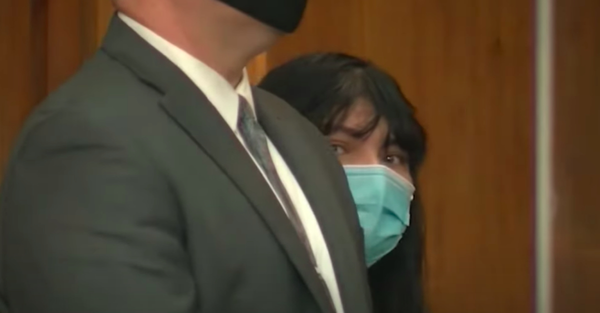 Elvira Farias in California courtroom