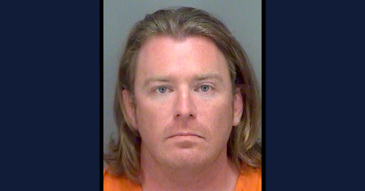 Adam Johnson appears in a Pinellas County, Fla. Sheriff's Department mugshot.