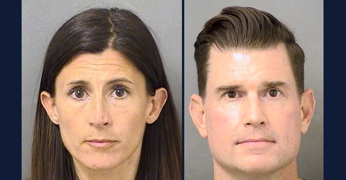 Tracy and Timothy Ferriter appear in mugshots