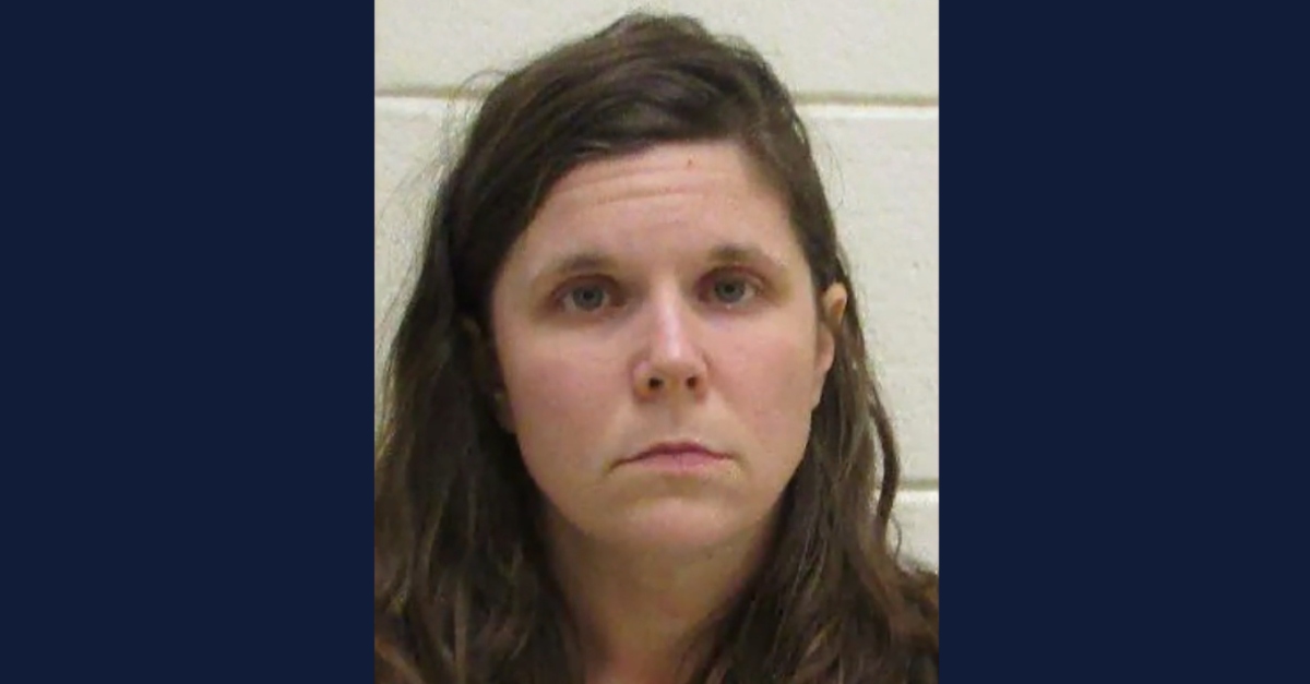 Booking photo of Heather French.