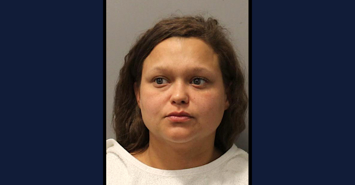 Tasha Haefs appears in a Jackson County Detention Center mugshot.