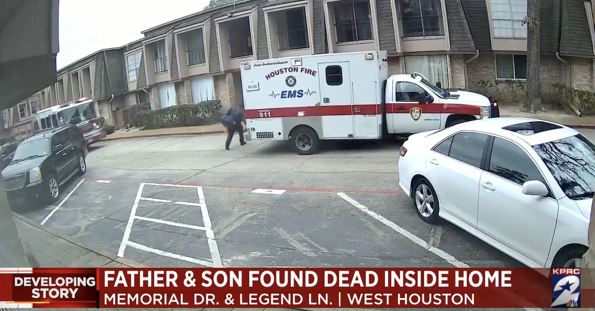 father and son found dead in murder-suicide in Houston