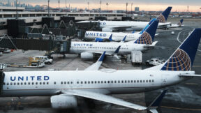 United Airlines in Newark