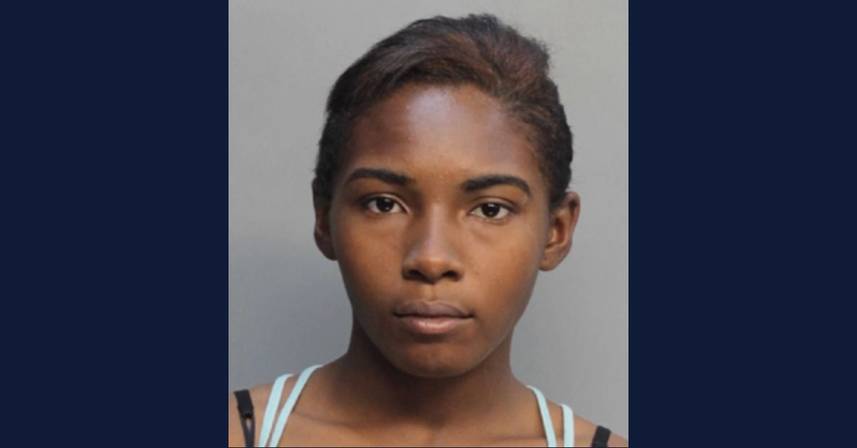 Desiray Strickland appears in a mugshot