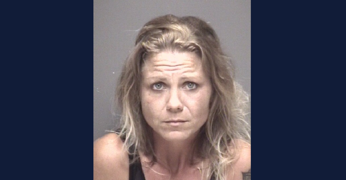Donna Parker booking photo. 