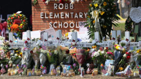 Pete Arredondo gives a press conference on May 24 about the mass shooting at Robb Elementary School in Uvalde, Texas.