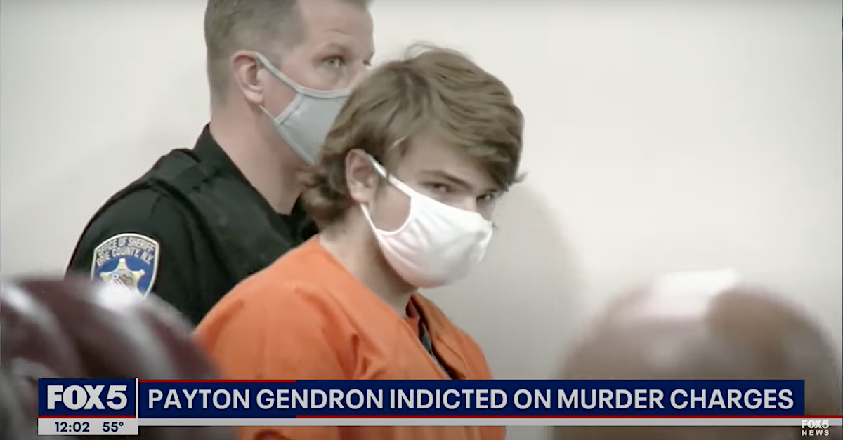 Payton Gendron walks into court on May 19, 2022. (Image via WNYW/YouTube screengrab.)
