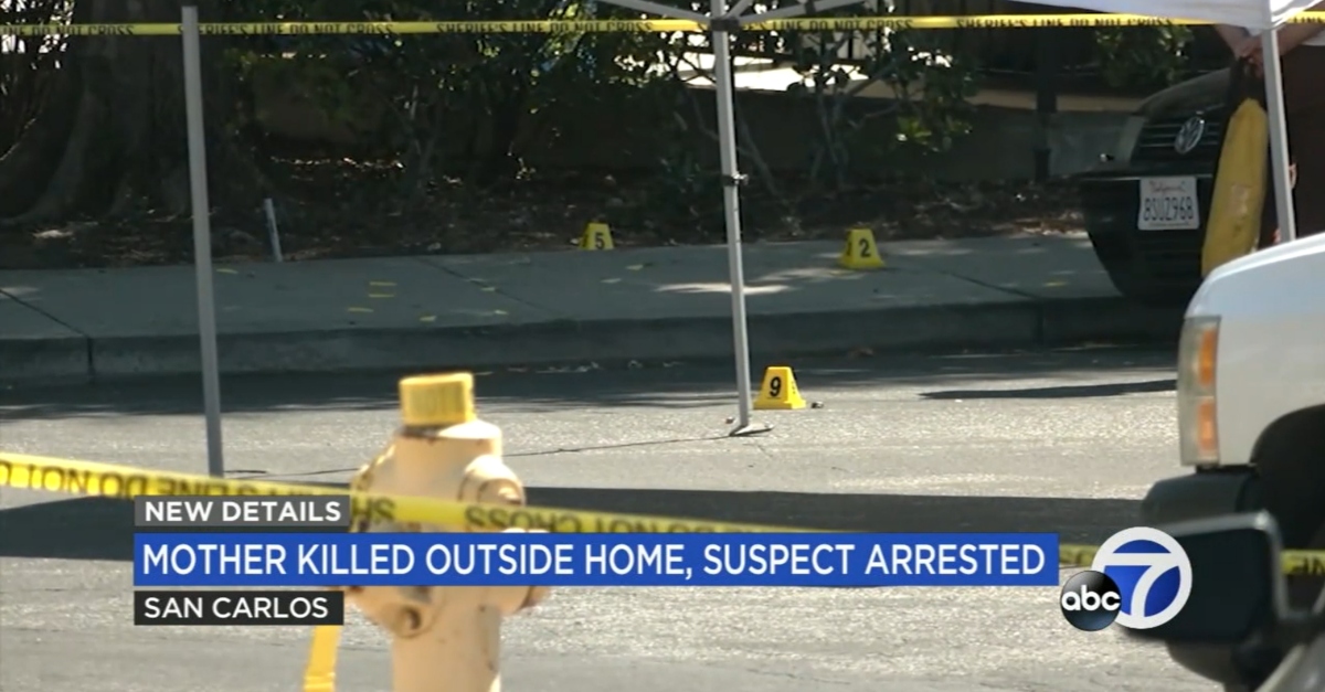 Authorities investigate decapitation murder in San Carlos, California.