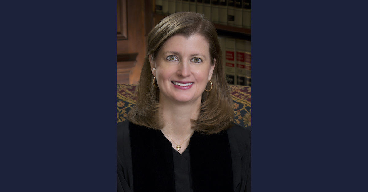 Circuit Judge Elizabeth Branch appears in her official portrait
