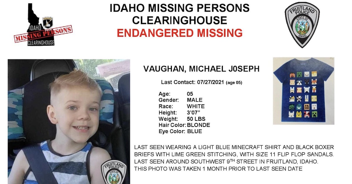 Michael Vaughan missing poster