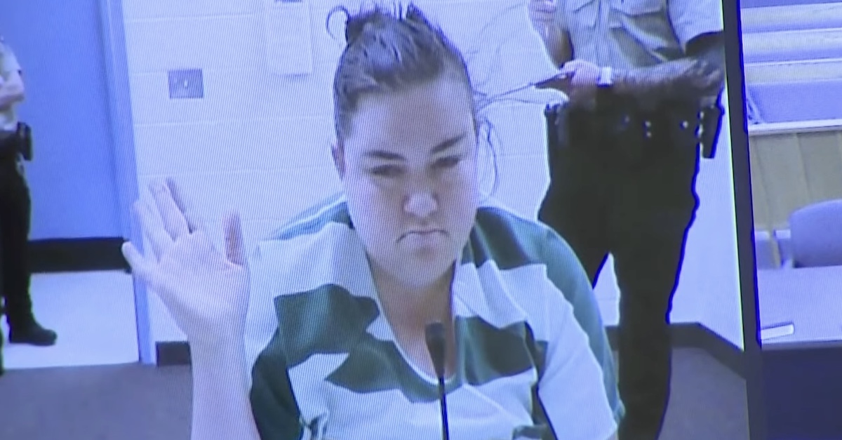 Sarah Anne Wondra appearing in court (KTVB screenshot)