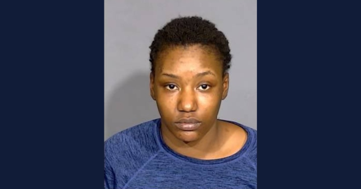 Nalah Jackson allegedly kidnapped two infant boys from Ohio. She has since pleaded guilty to spitting on a sheriff's deputy who was booking her into an Indiana jail. (Mugshot via Columbus Police Department)