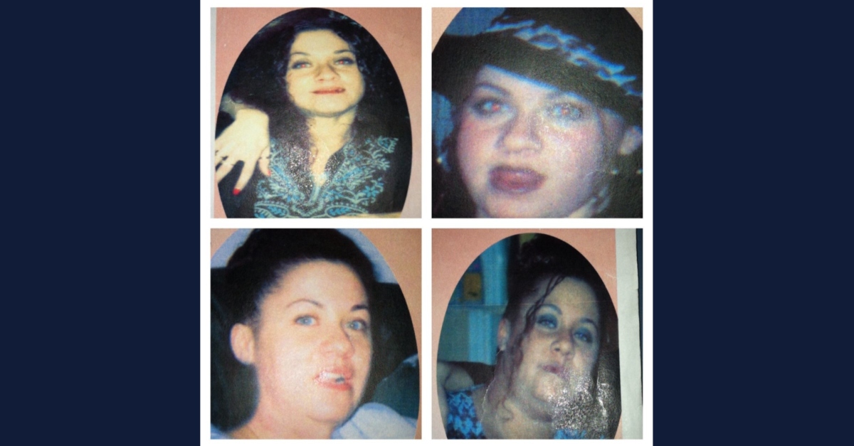 Felicia McGuyer seen in four pictures during the missing person case.