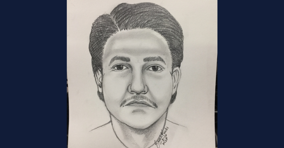 "Roberto" shown in a sketch from the Michigan State Police dated Nov. 8, 2016. NamUs said this was based on a witness interview. Michigan authorities now say that Richardo and Michael Sepulveda murdered him. (Image: NamUs)